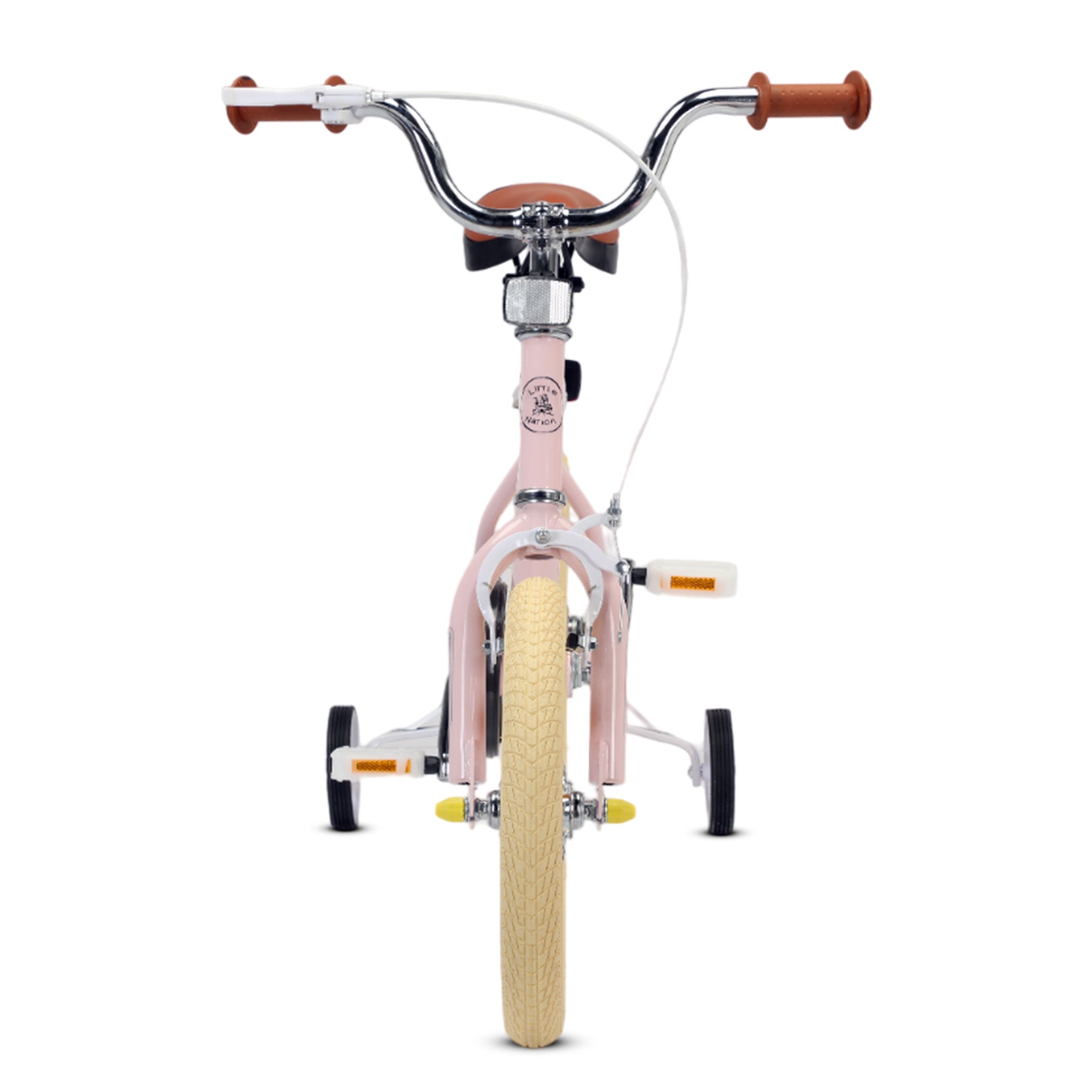 Little Nation 14" Pedal Bike - Pink, White