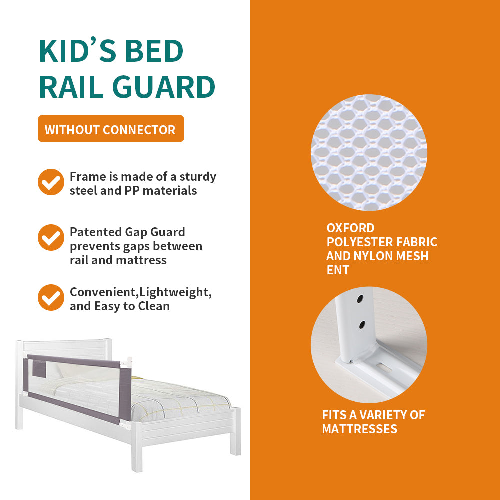 Bedside Rail Guard with connector
