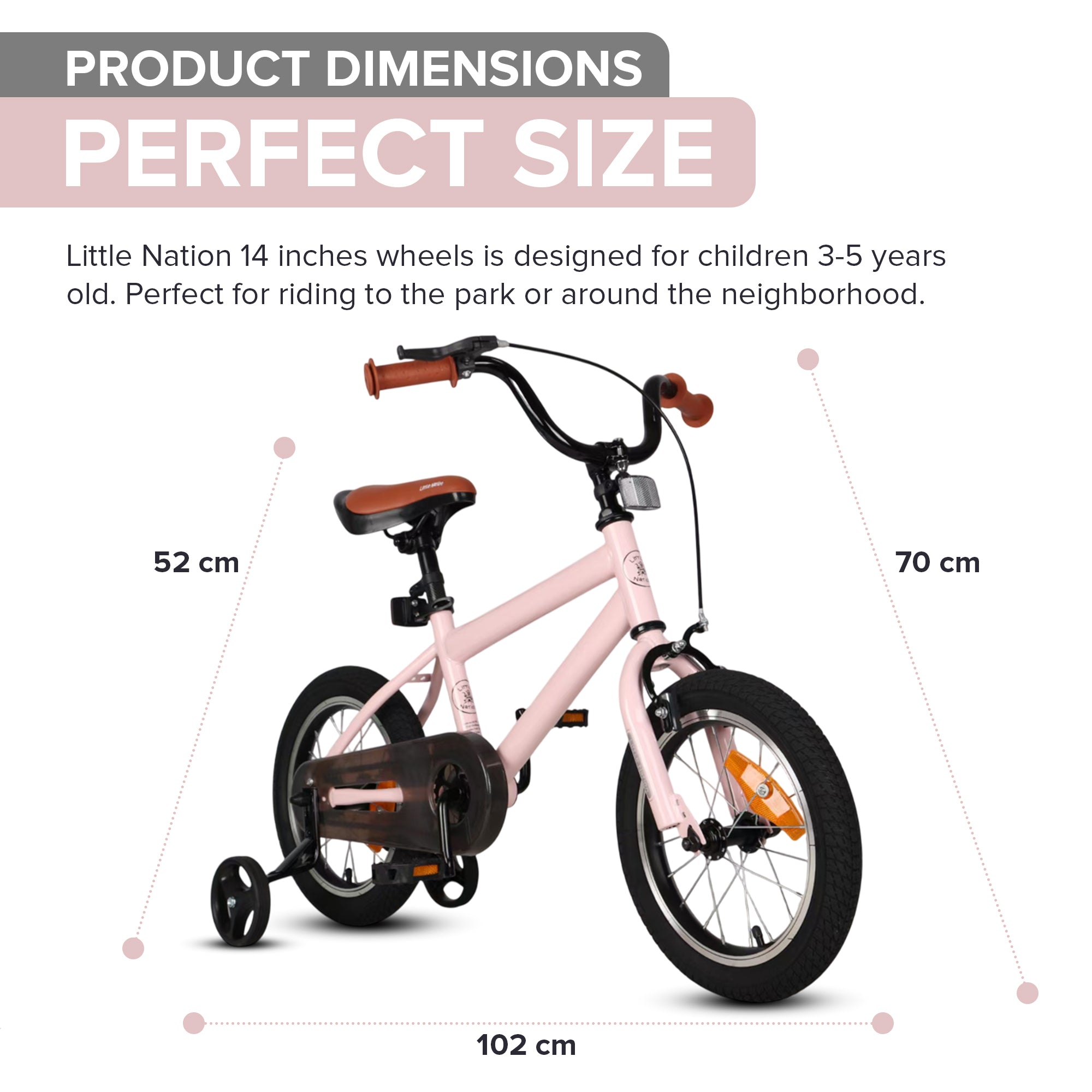 14 Inch Pedal Bike 3–6 Years