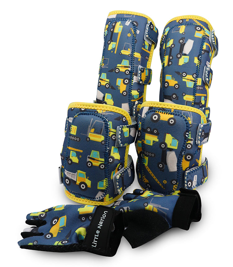Kids Protective Gear Set Elbow Knee Pads and Gloves