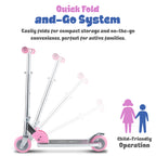 Folding Kids Scooter - Blue