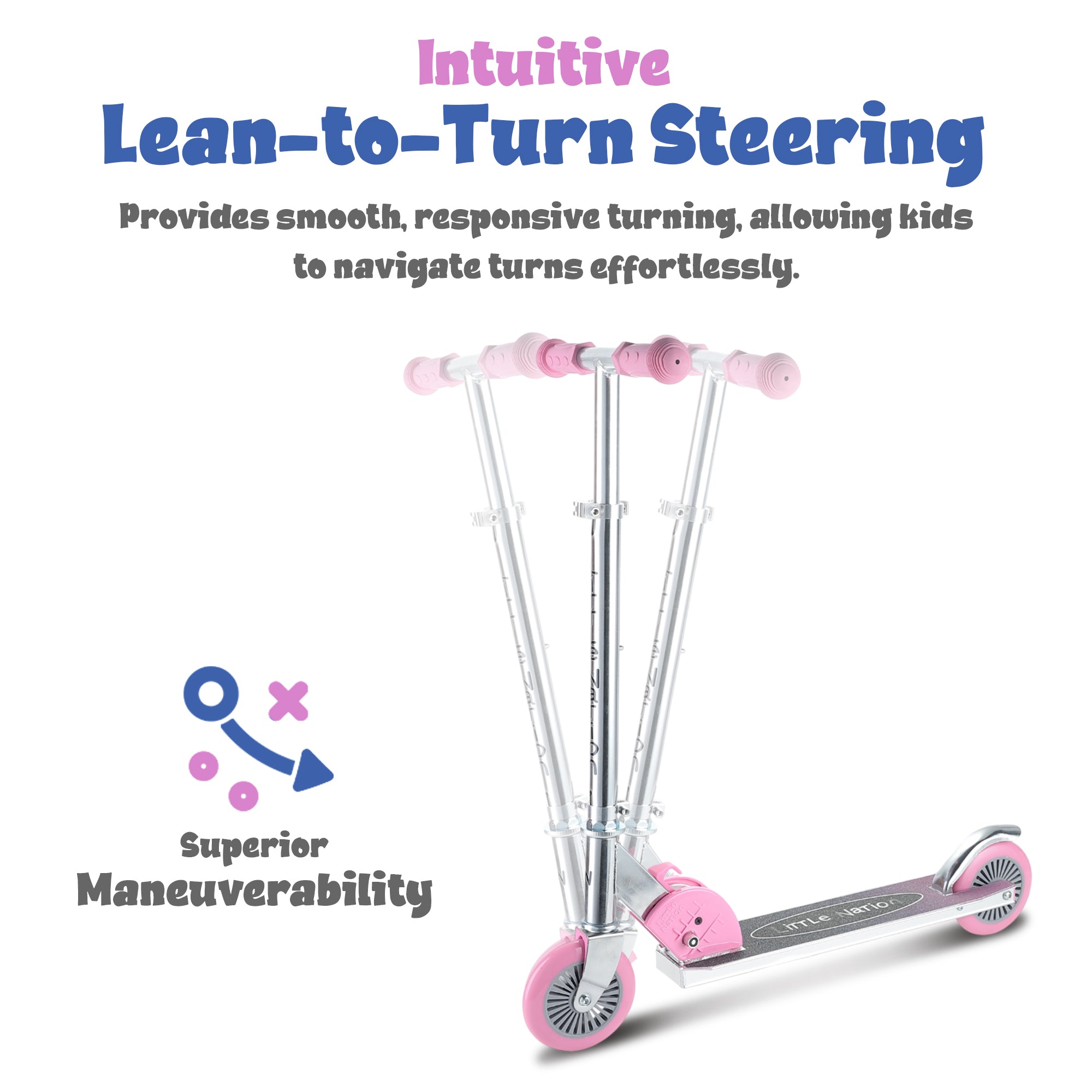 Folding Kids Scooter - Blue