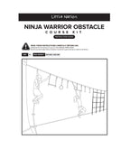 50ft Slackline Ninja Warrior 10pc Obstacle Course