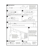 50ft Slackline Ninja Warrior 10pc Obstacle Course