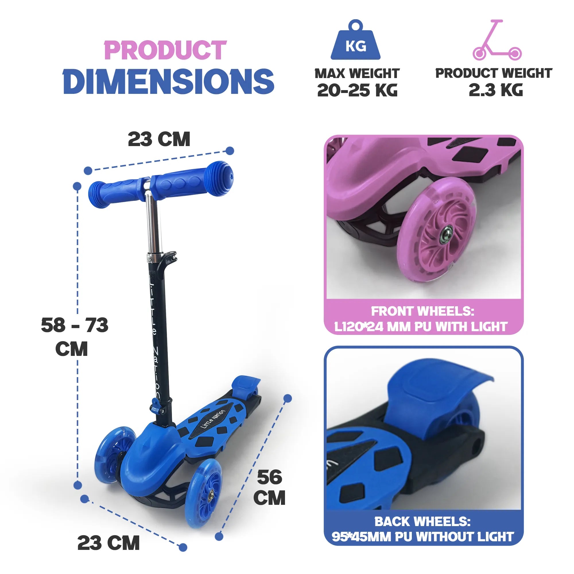 Folding 3 Wheel Scooter