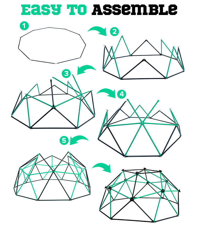 Metal Climbing Dome
