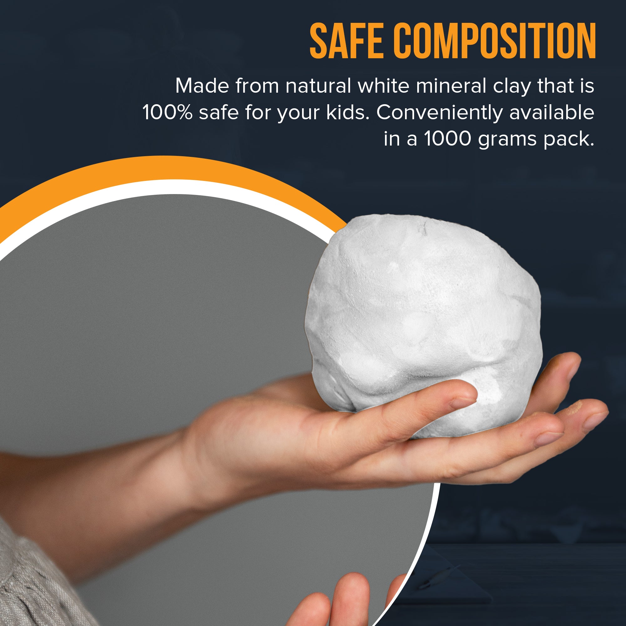 Air Dry Modeling White Clay 1000 grams