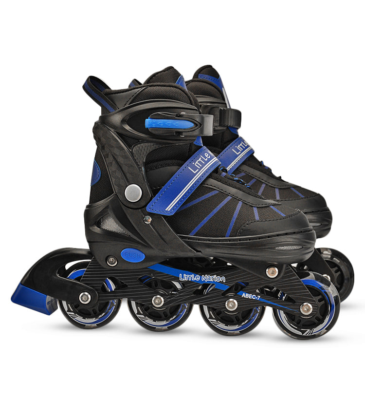 Roller Blades In-Line Skate Blue Medium (9 13 yo)