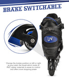 Roller Blades In-Line Skate Blue Medium (9 13 yo)