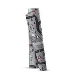 Baby Play Mat - Scandi Roads - Grey Cube (Large)