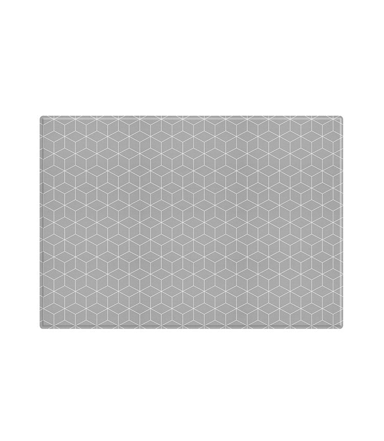 Baby Play Mat - Scandi Roads - Grey Cube (Large)