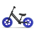 Balance Bike - Black frame and Blue wheels
