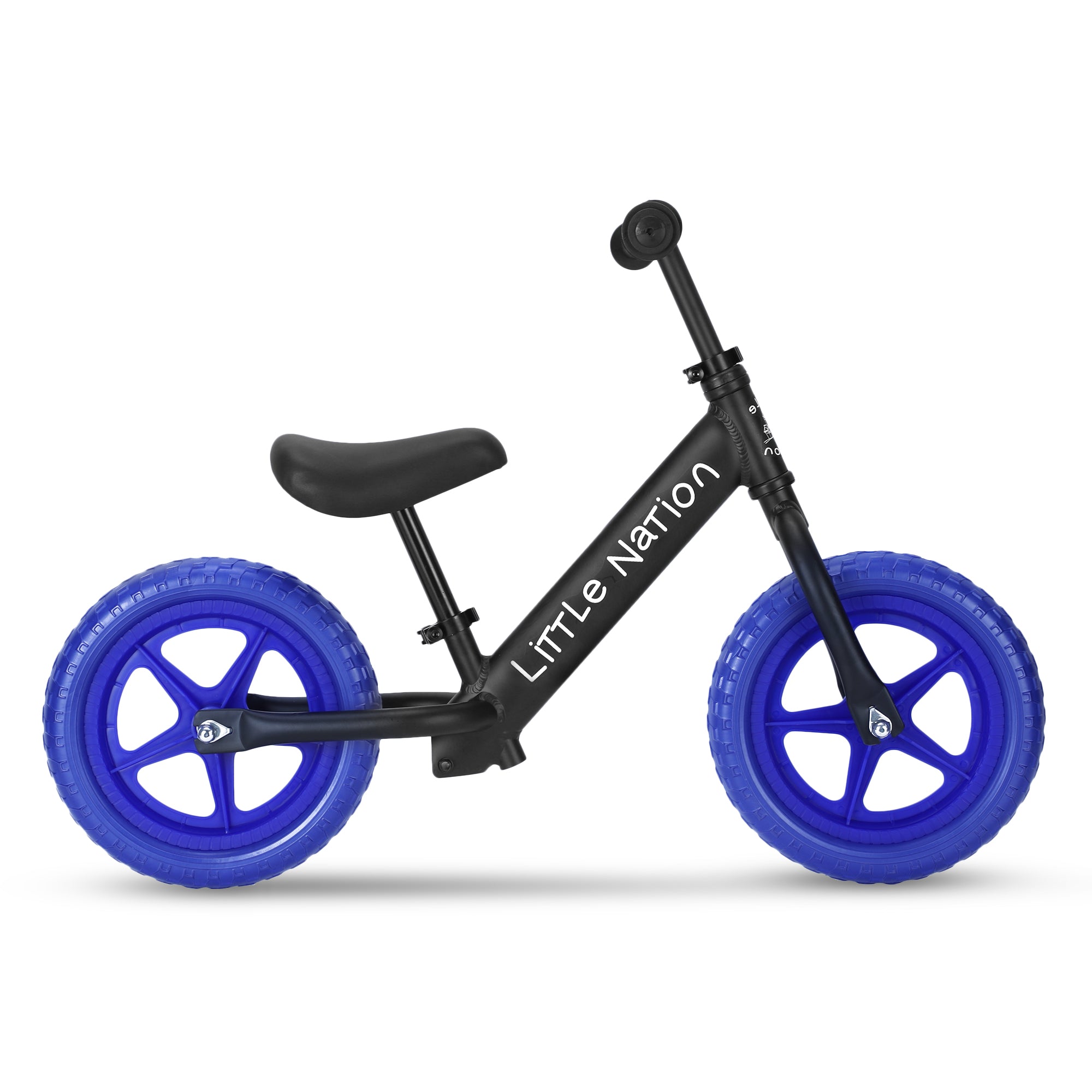 Balance Bike - Black frame and Blue wheels