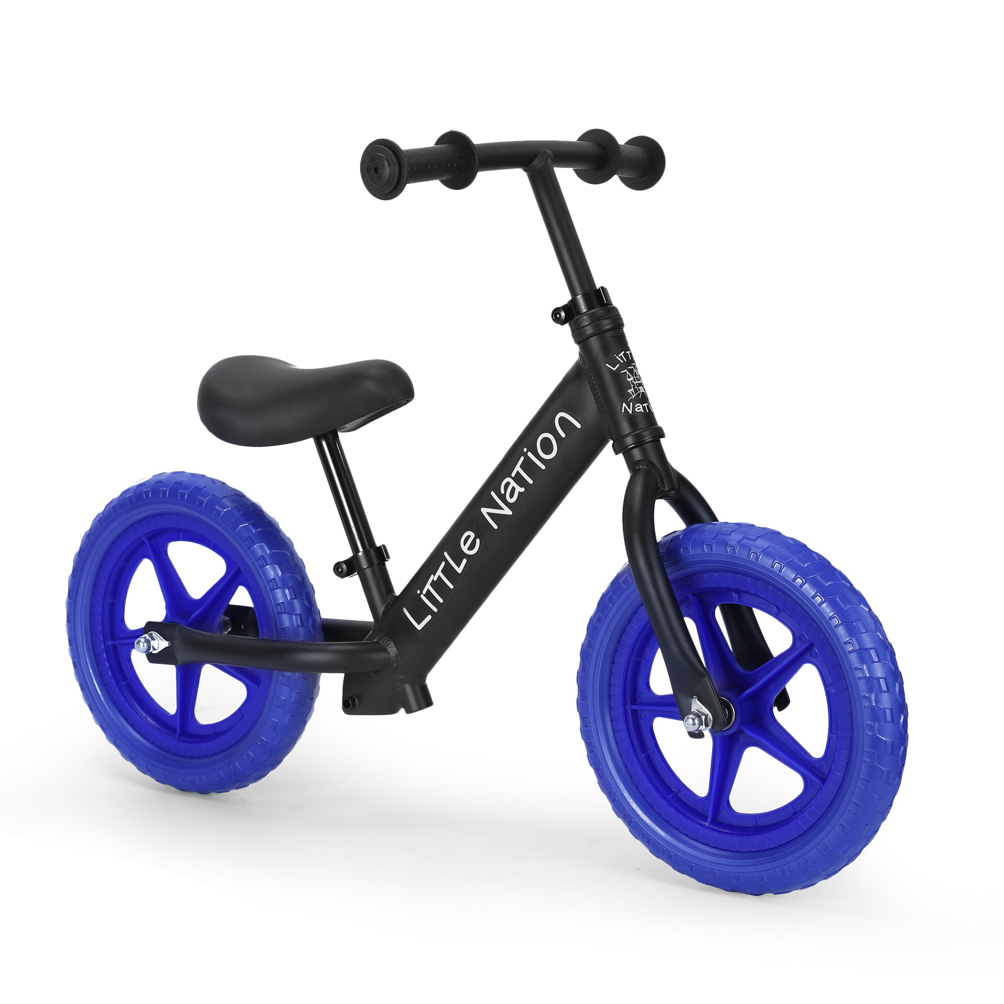 Balance Bike - Black frame and Blue wheels