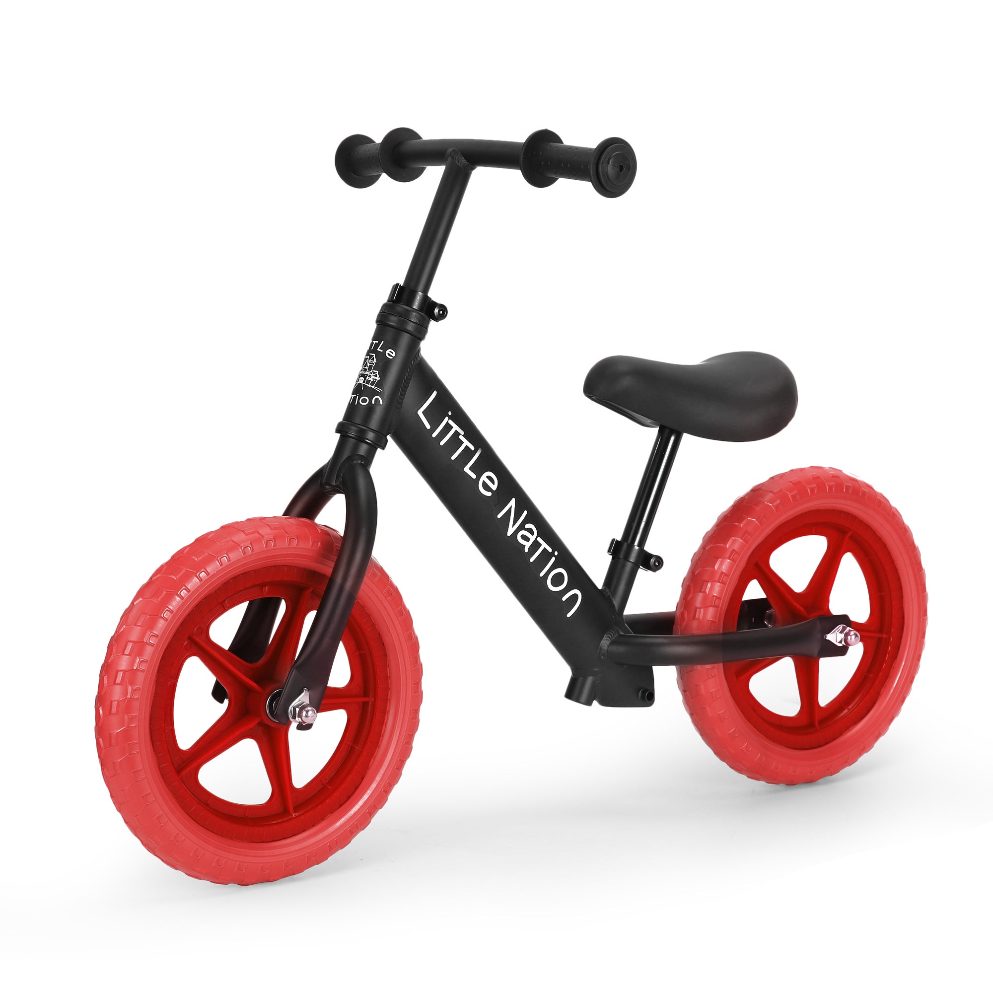 Balance Bike - Black frame and Red wheels