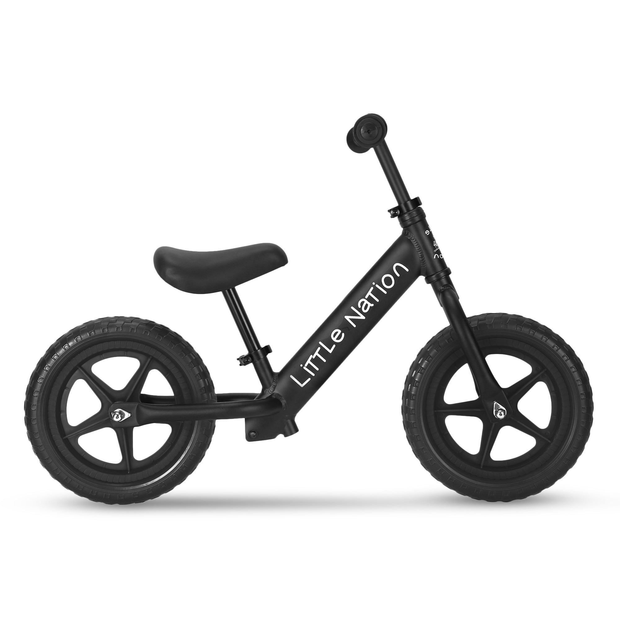 Balance Bike Aluminium - Black