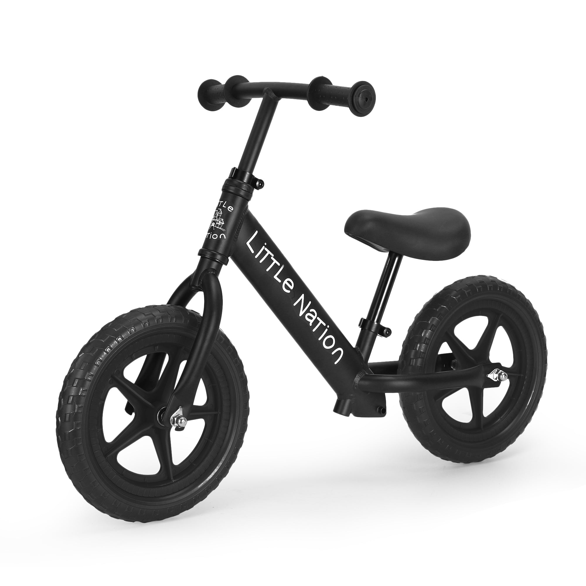Balance Bike Aluminium - Black