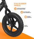 Balance Bike Aluminium - Black