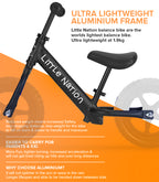 Balance Bike Aluminium - Black