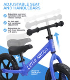 Balance Bike Aluminium - Blue