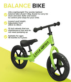 Balance Bike Aluminium - Green