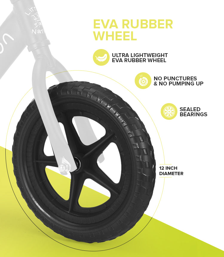 Balance Bike Aluminium - Green