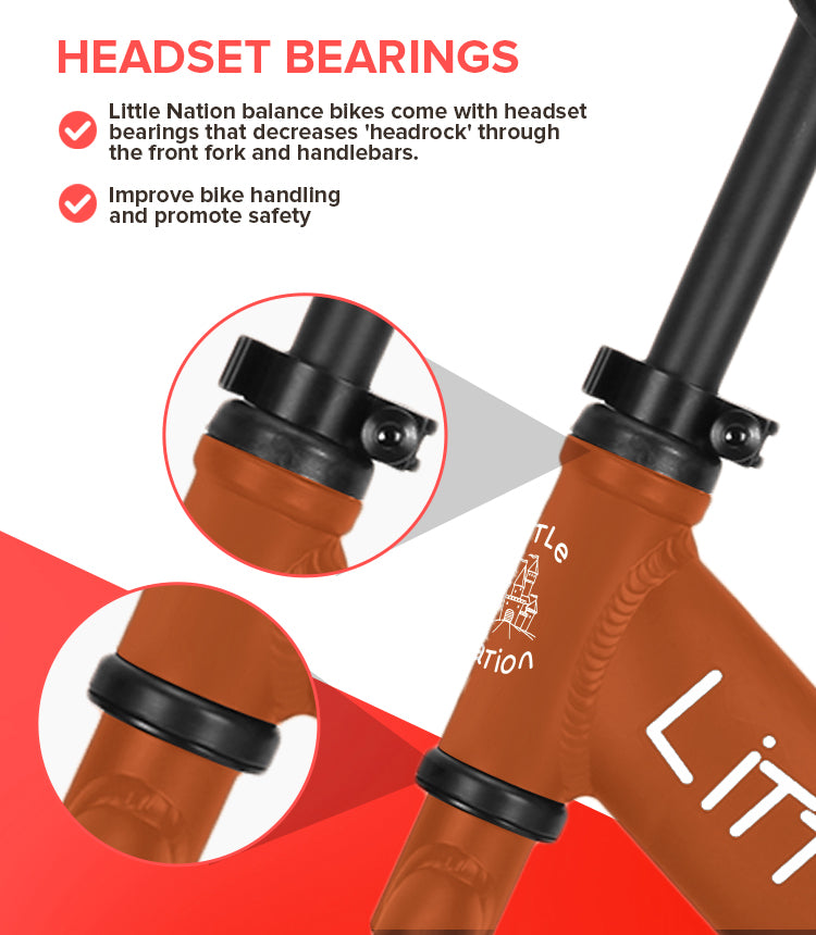 Balance Bike Aluminium - Orange