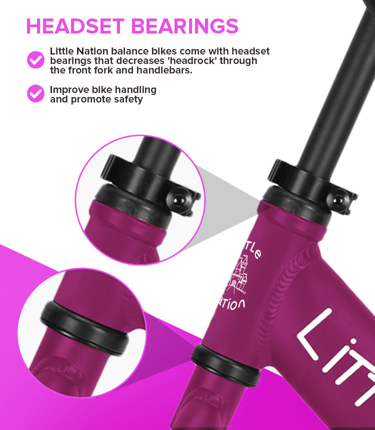 Balance Bike Aluminium - Pink