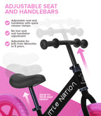 Balance Bike - Black frame and Pink wheels