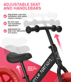 Balance Bike - Black frame and Red wheels