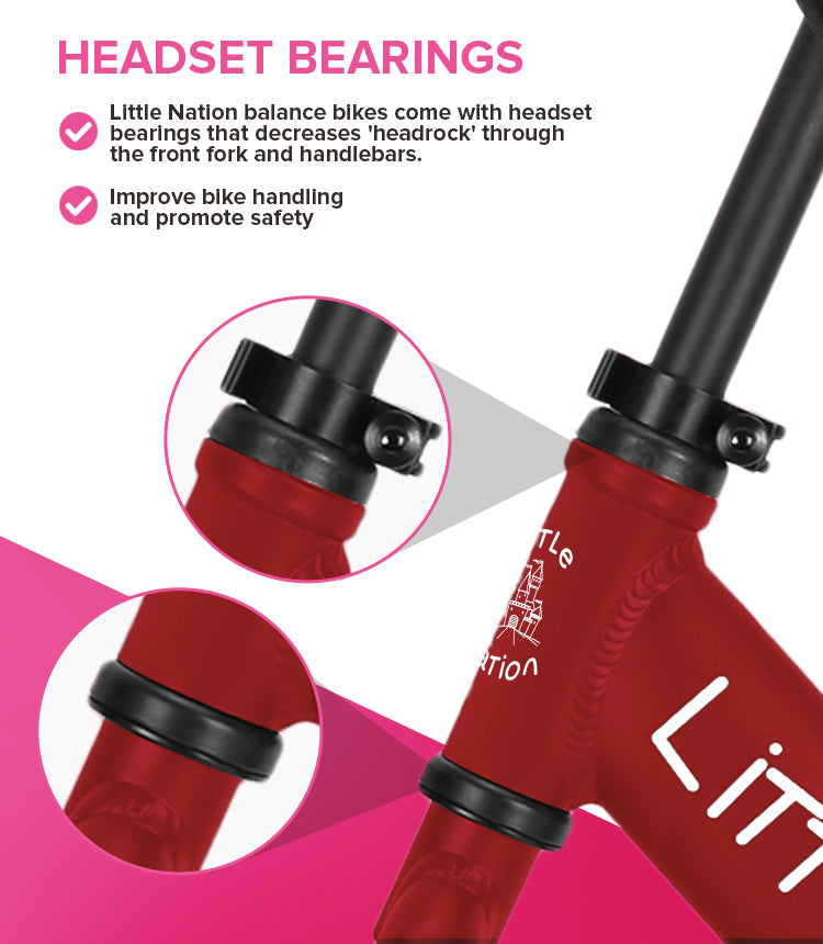 Balance Bike Aluminium - Red