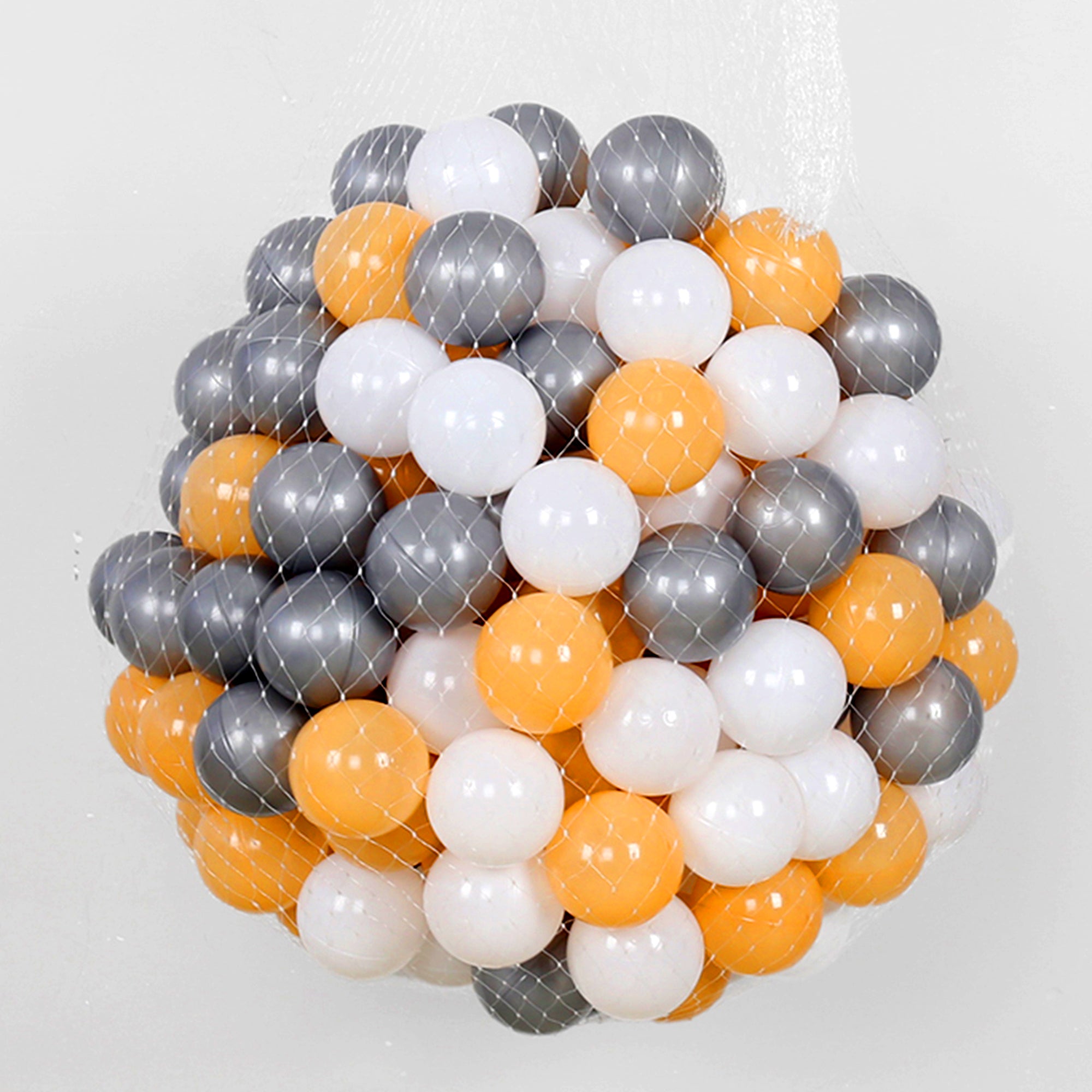 Pit Balls 200 pcs (Yellow brown, Grey, White)