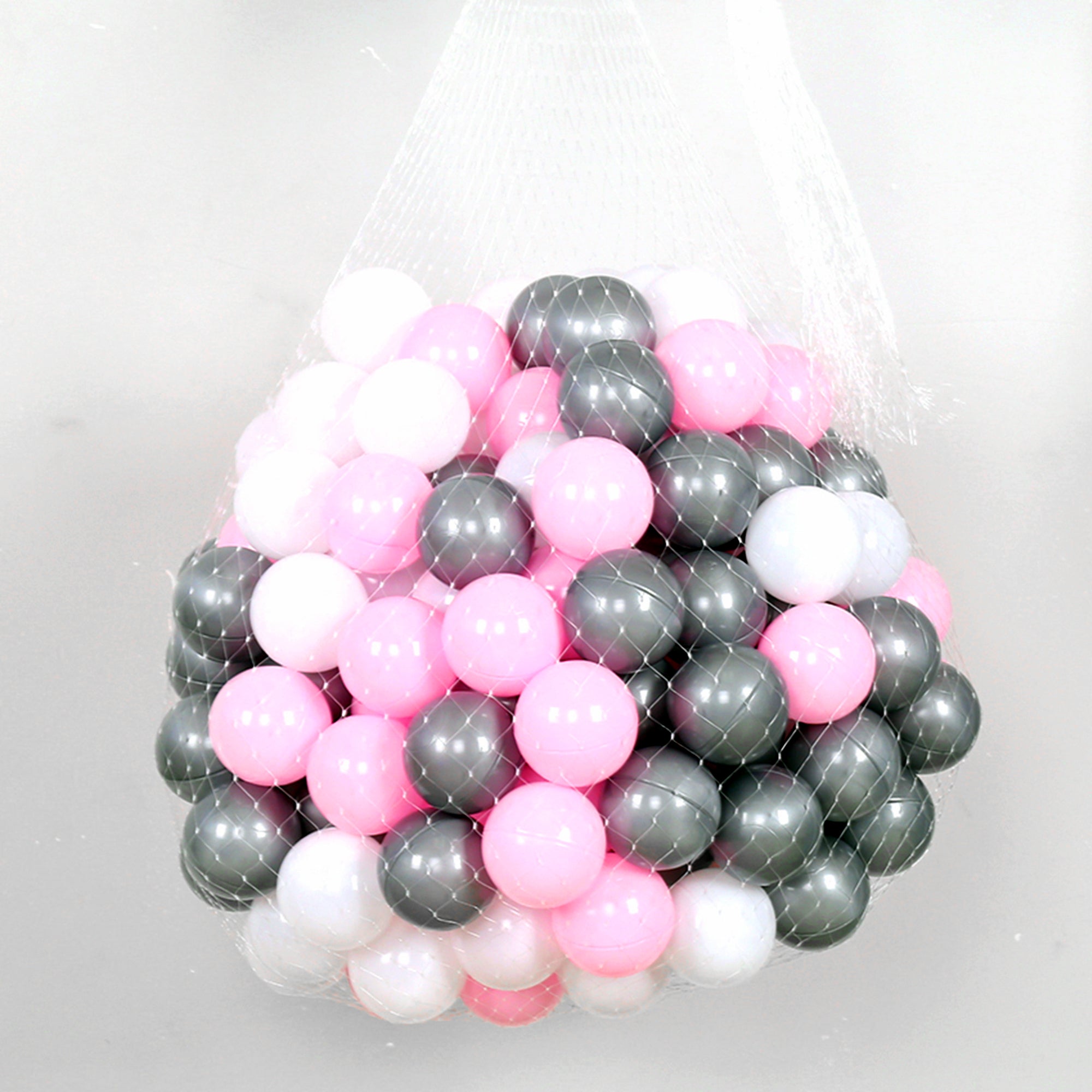 Pit Balls 200 pcs (Light pink, Grey, White)