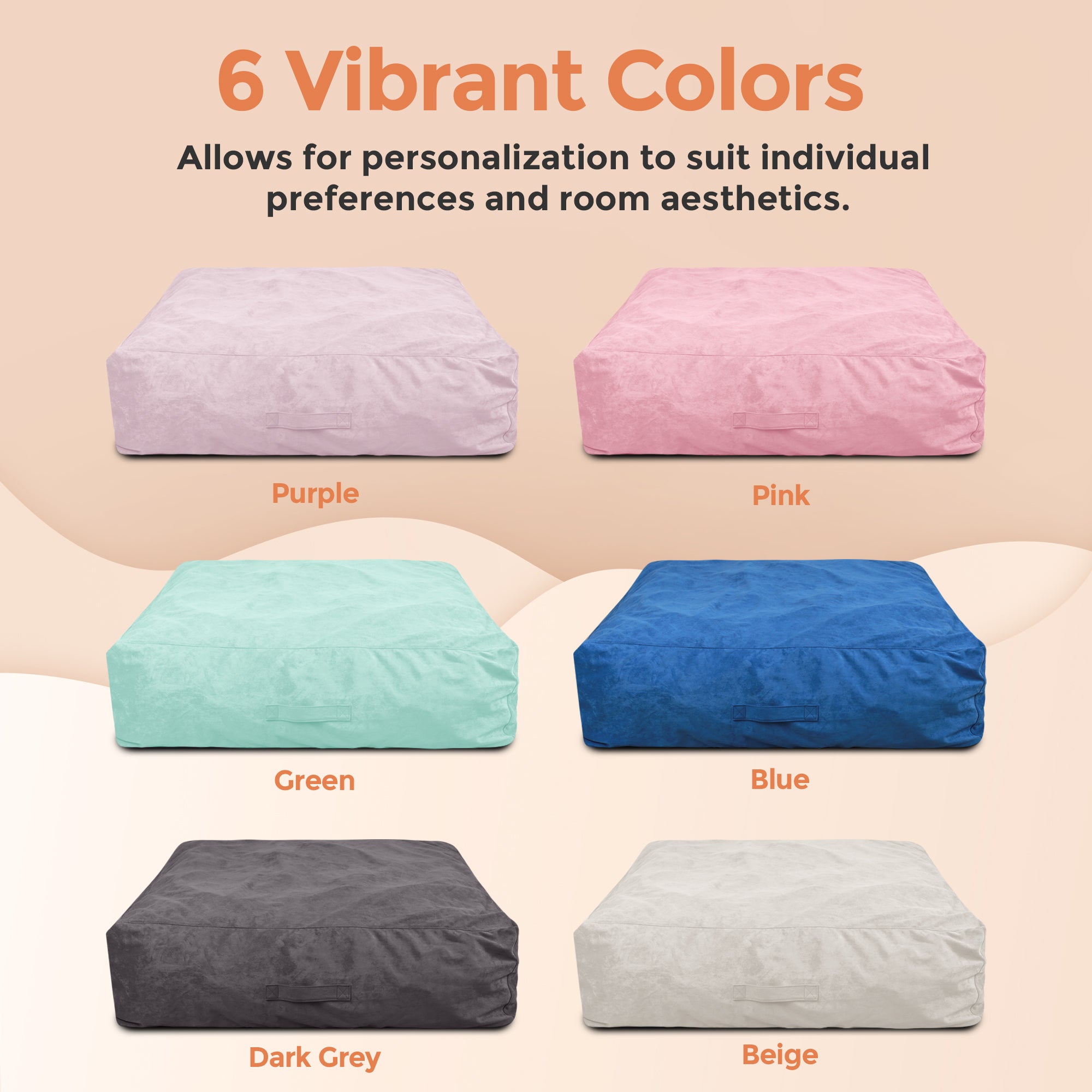 Square Crash Pad (Beige)
