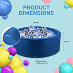 Blue Foam Ball Pit Deluxe (balls not included)
