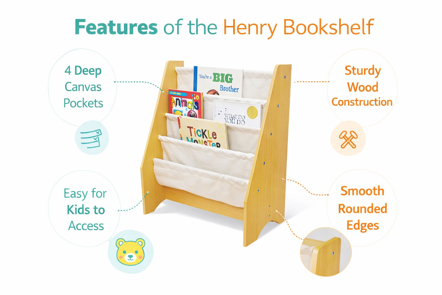 Henry Bookshelf - Maple