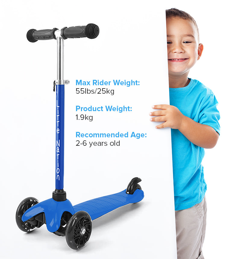 3 Wheel Scooter - Blue