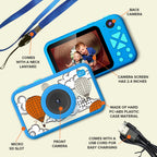 Kids Camera Blue - hot-air balloons