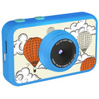 Kids Camera Blue - hot-air balloons