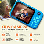 Kids Camera Blue - hot-air balloons