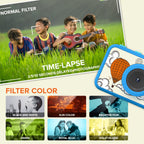 Kids Camera Blue - hot-air balloons