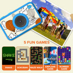 Kids Camera Blue - hot-air balloons