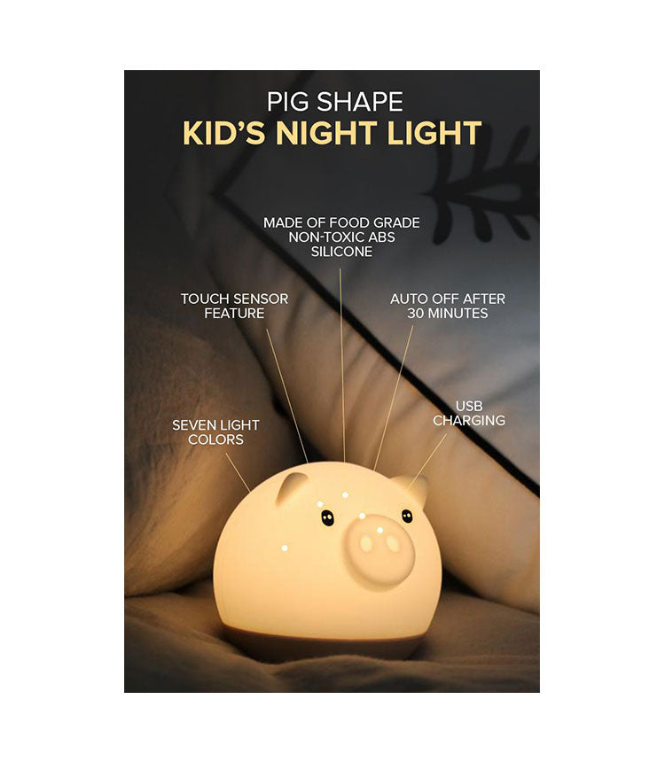 Kids Nightlight Pig