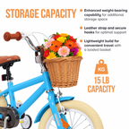 Kids Wicker Bike Basket