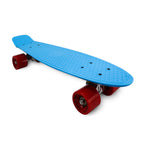 Mini Cruiser Skateboard - Blue/Red