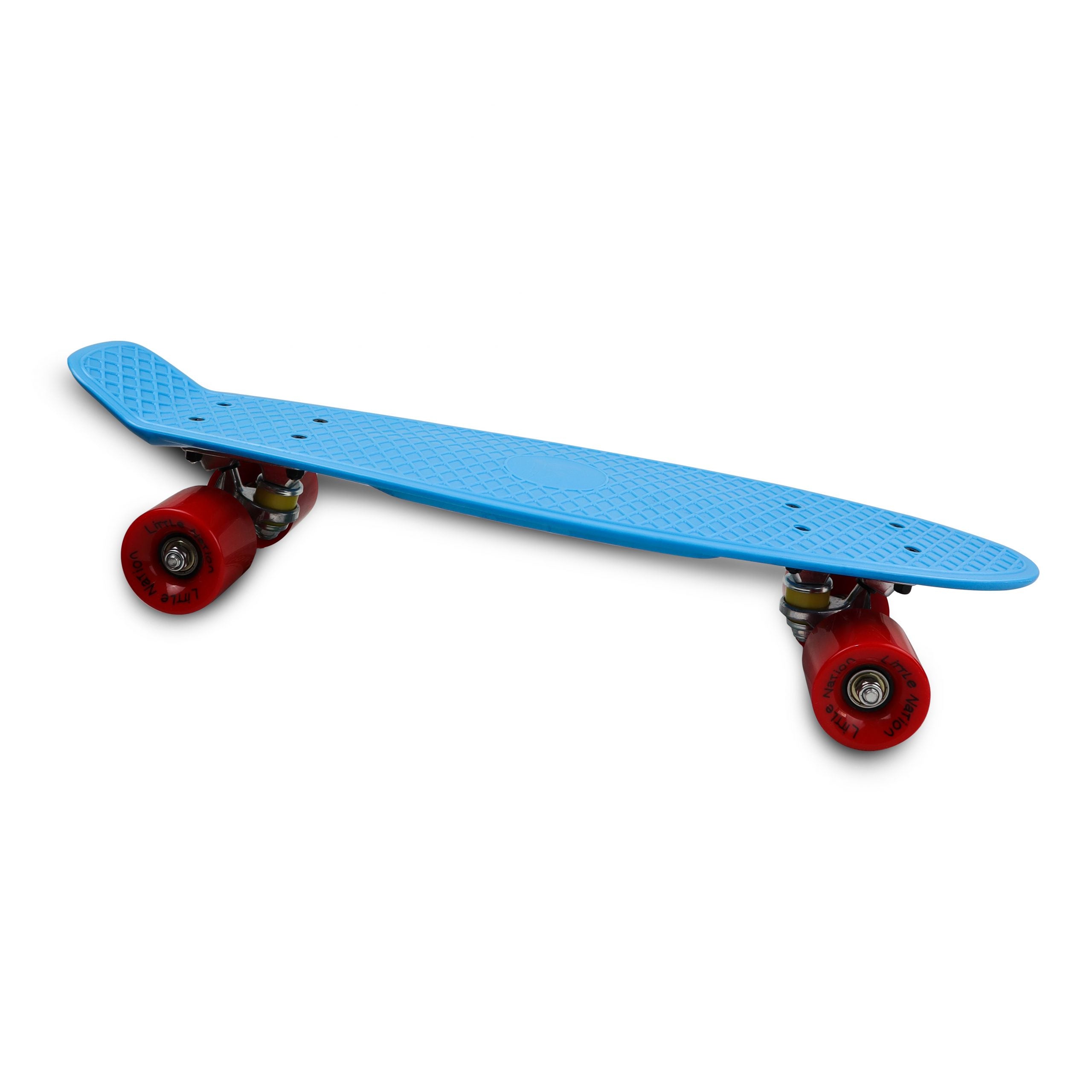 Mini Cruiser Skateboard - Blue/Red