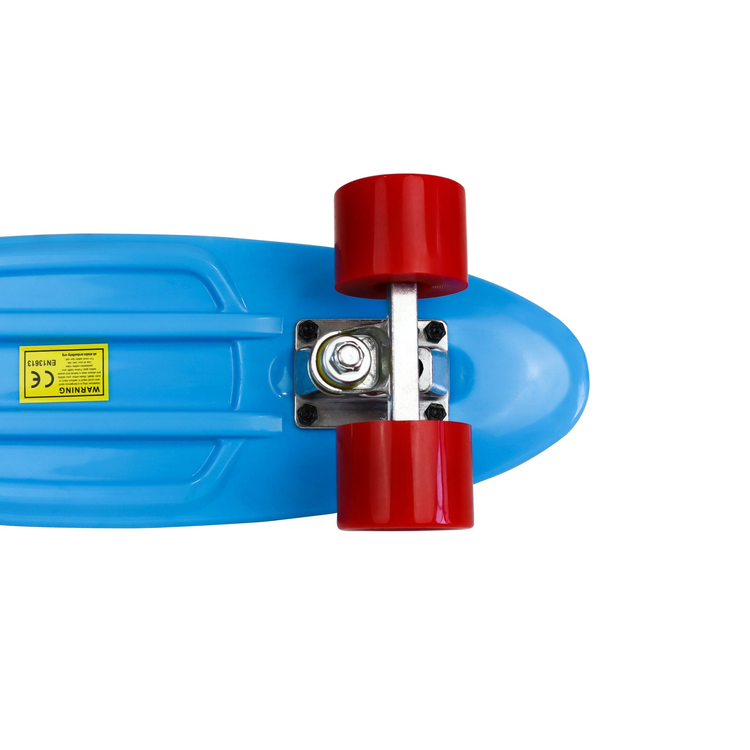 Mini Cruiser Skateboard - Blue/Red