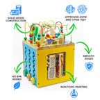 Large Wooden Activity Cube