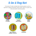 Large Wooden Activity Cube