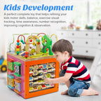 Large Wooden Activity Cube